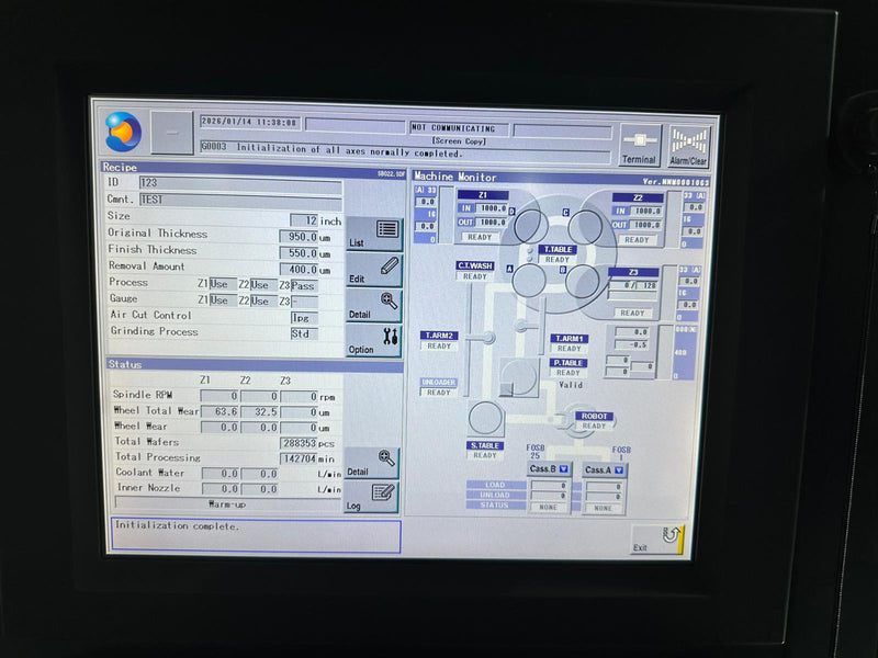 Disco DGP 8761 / DFM 2800 Back Grinder