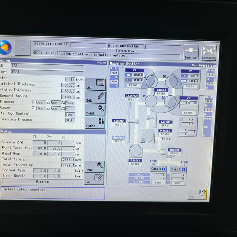 Disco DGP 8761 / DFM 2800 Back Grinder