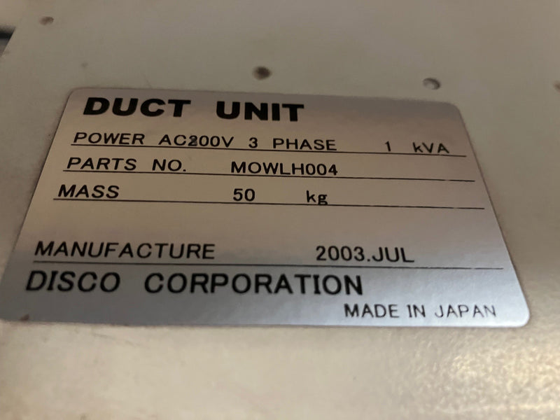 Disco DFG 850 Back Grinder