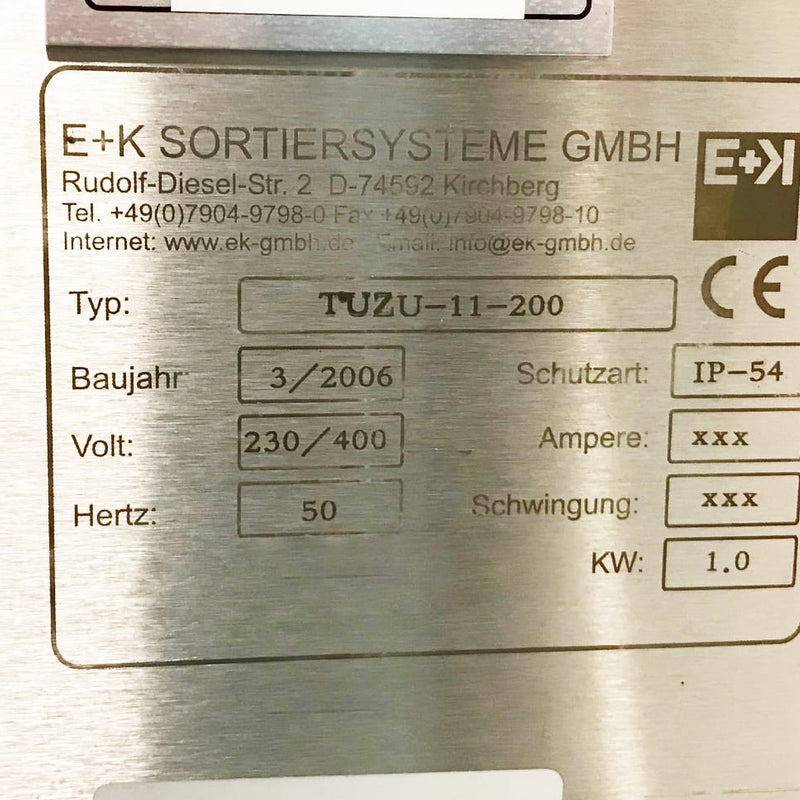 E+K TUZU 11 200 Feeder