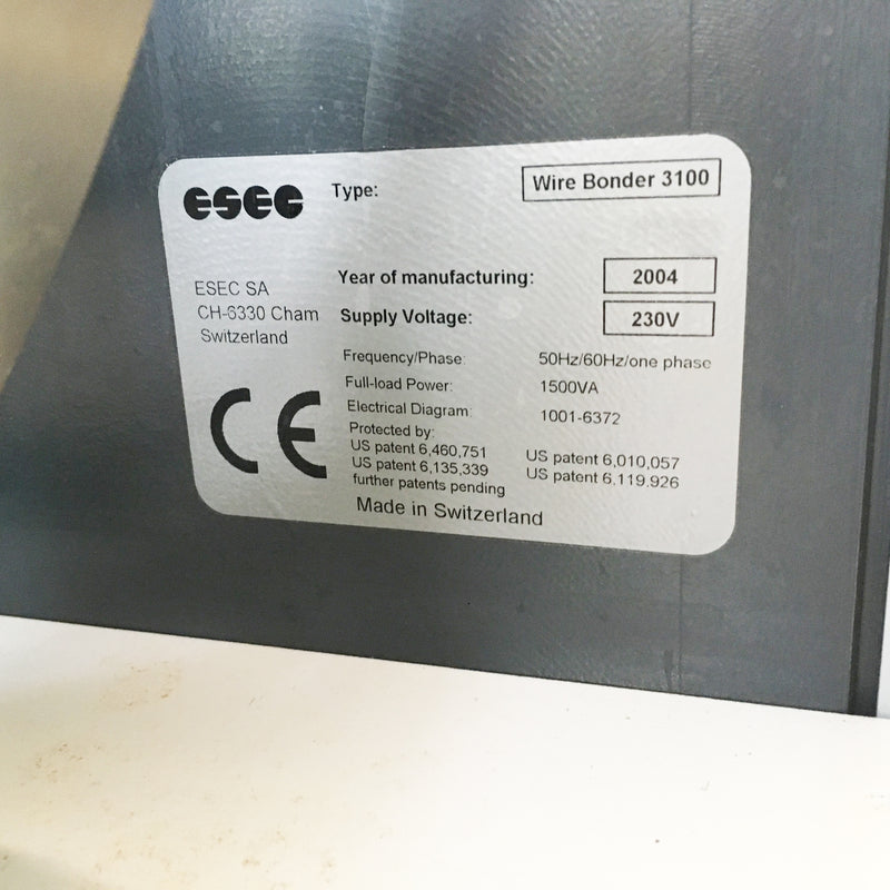 Esec 3100 Plus Wire Bonder