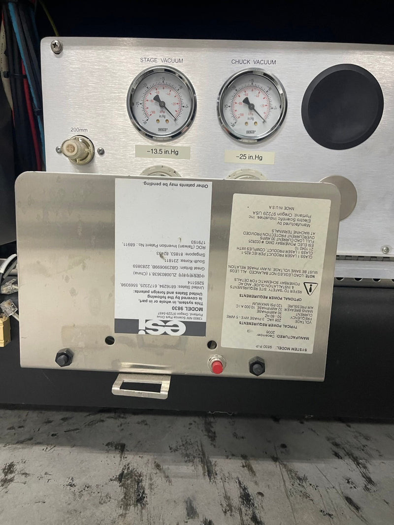 ESI 9830 IR Laser Repair System