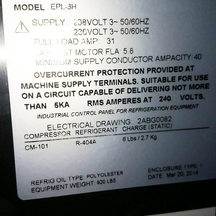 ESPEC EPL 3 H Cold Temperature & Humidity Chamber