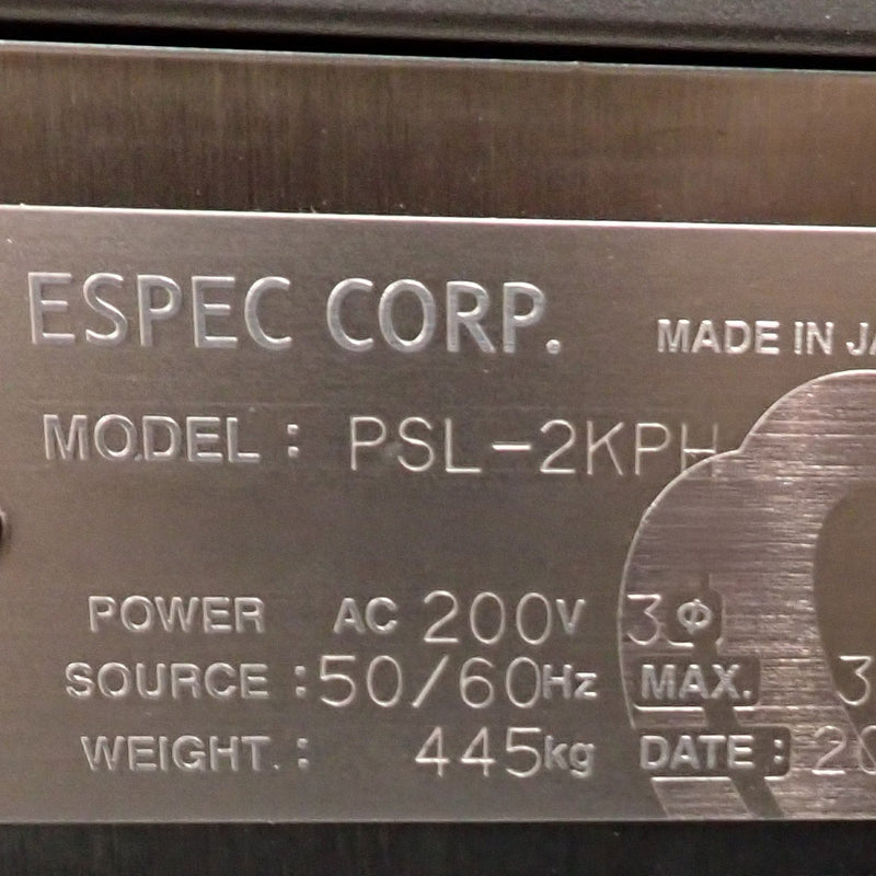 ESPEC PSL 2 KPH Humidity Chamber