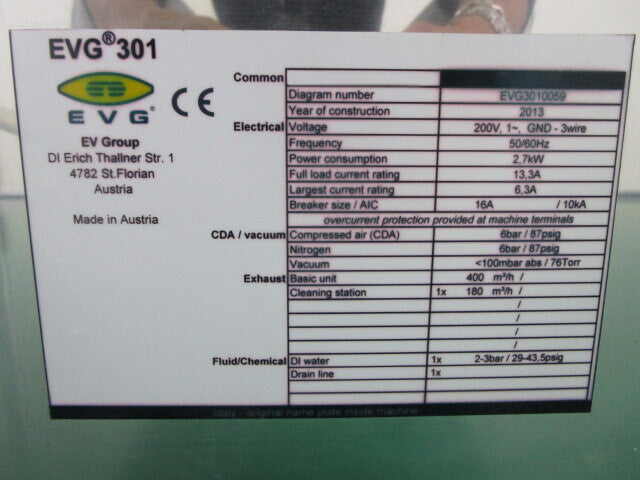 EVG 301