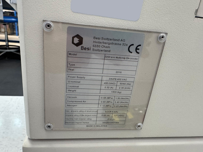Besi / Datacon 2200 EVO Plus Die Bonder