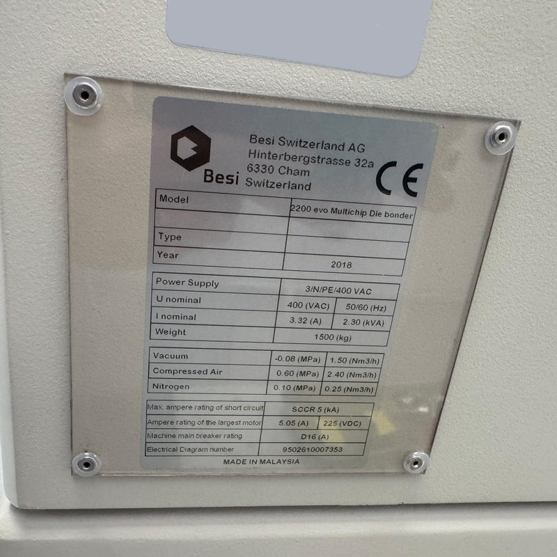 Besi / Datacon 2200 EVO Plus Die Bonder