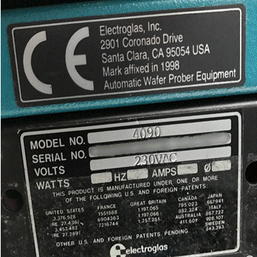 Electroglas 4090 Automatic Wafer Prober