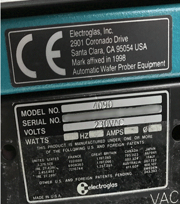 Electroglas 4090 Automatic Wafer Prober