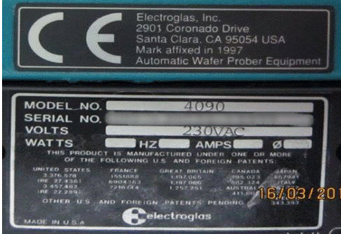 Electroglas 4090 Automatic Wafer Prober