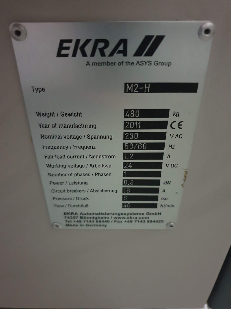 Ekra M 2 H Semi-Automatic Screen Printer