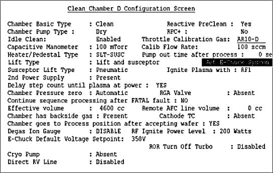 Applied Materials Endura PcIIE Chamber