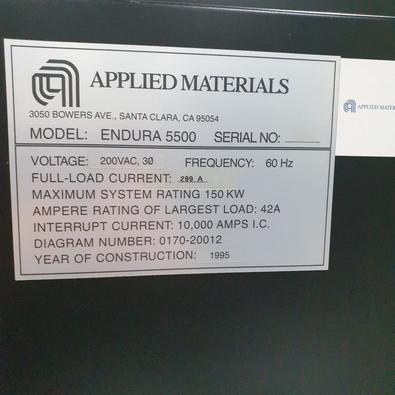 Applied Materials Endura 5500 PVD (Physical Vapor Deposition)