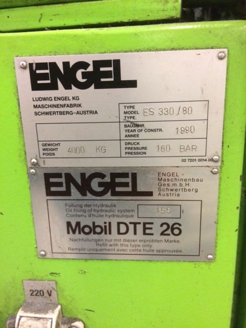 Engel ES 330 / 80 Horizontal Injection