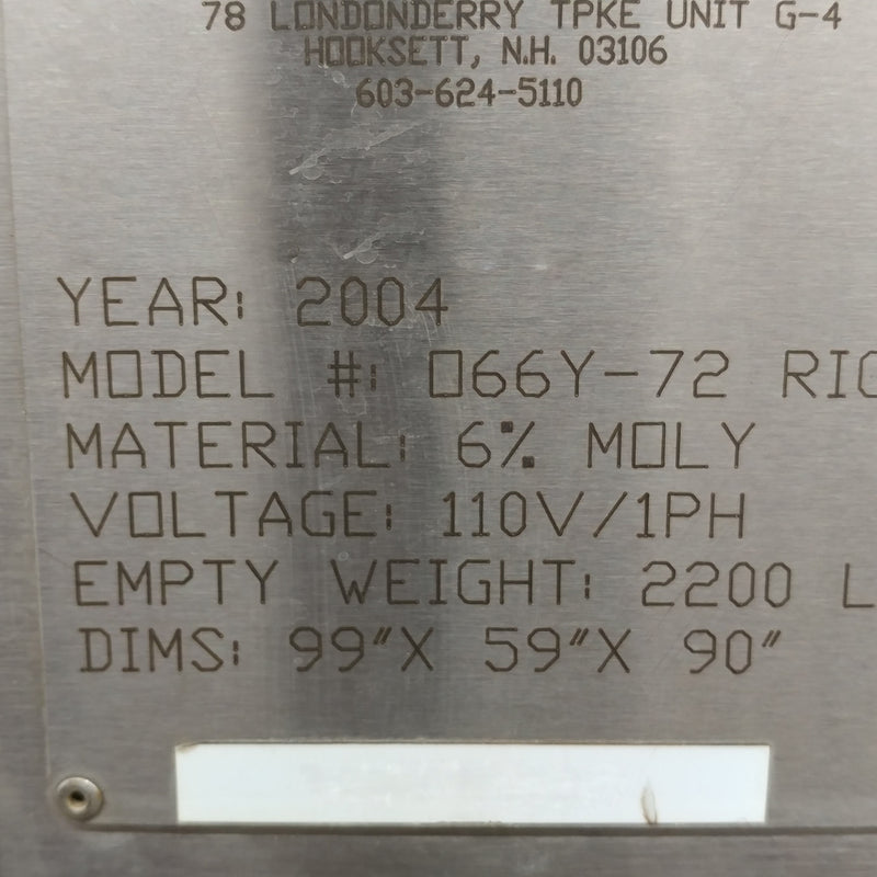 PSI 066 Y 72 Evaporator
