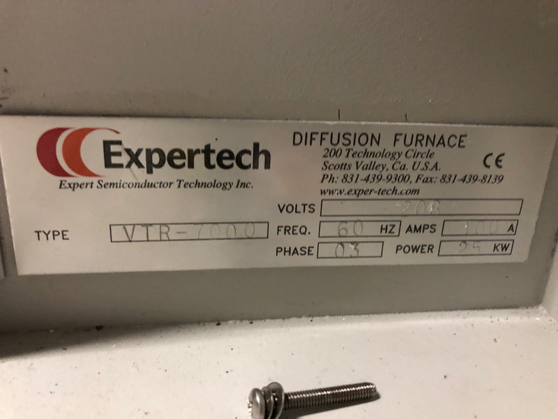 Expertech / Aviza / SVG VTR / VTR 7000 Vertical Furnace