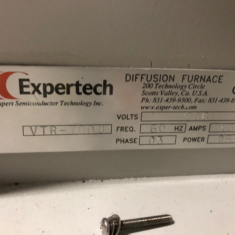 Expertech / Aviza / SVG VTR / VTR 7000 Vertical Furnace