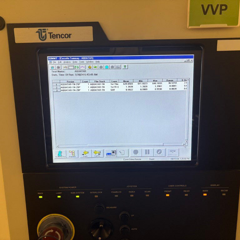 KLA UV 1280 Thin Film Thickness Measurement