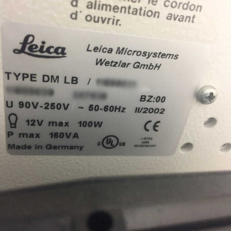 KLA / Leica DM LB Microscope