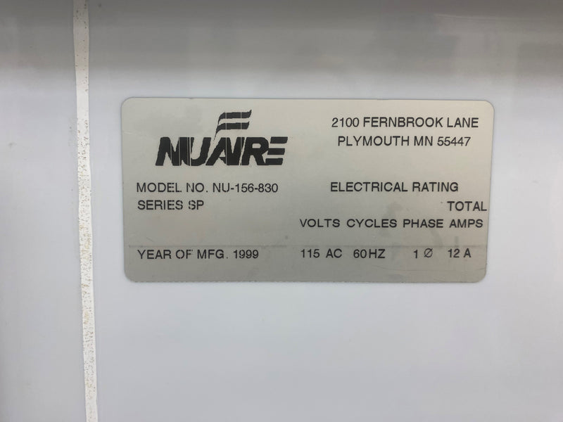 NuAire NU 156 830 Fume Hood