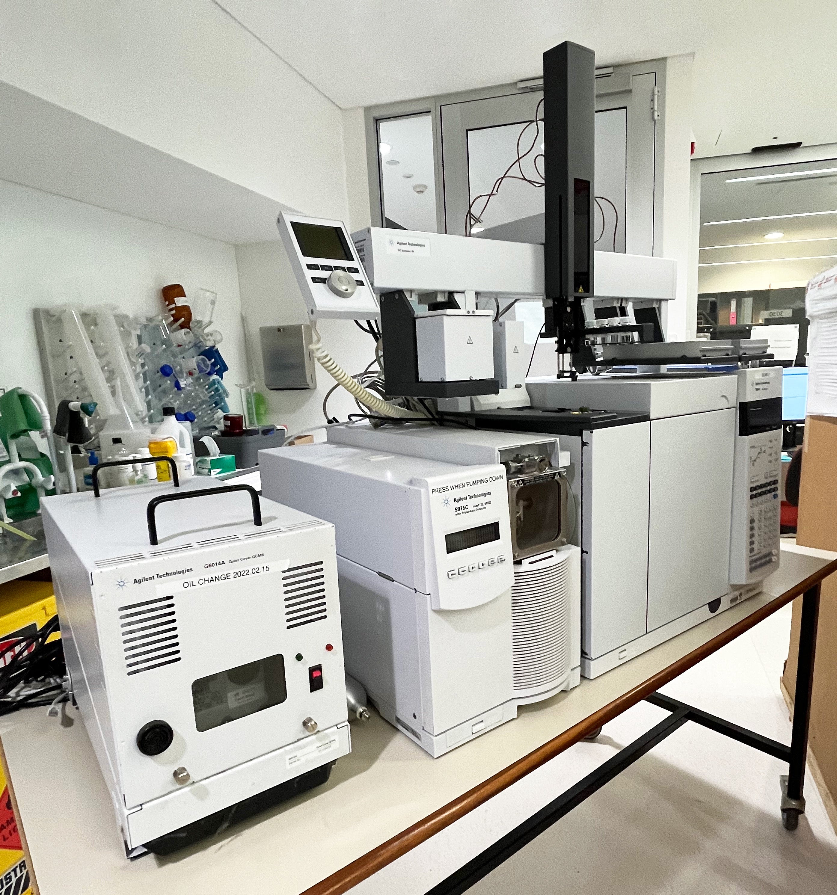 Agilent / Varian 7890 / 5975 GC-MS (Gas Chromatography-Mass Spectromet ...