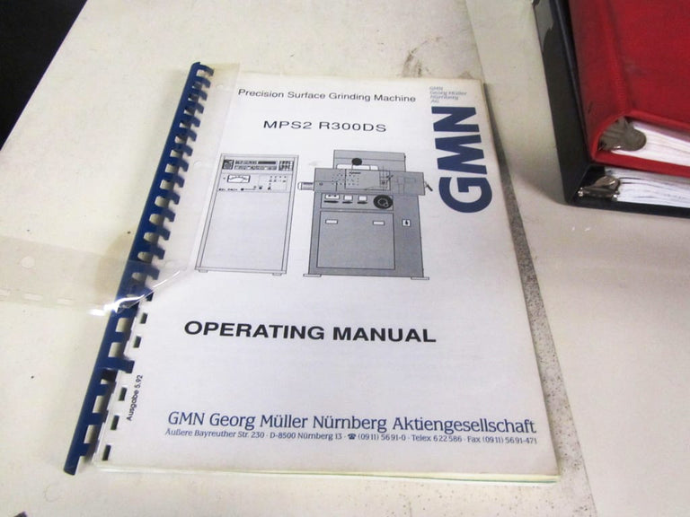 GMN MPS 2 R 300 DS Grinder