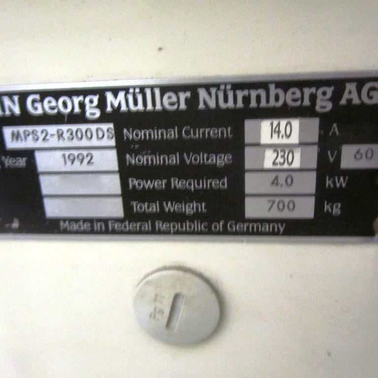 GMN MPS 2 R 300 DS Grinder