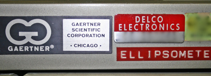 Gaertner L 115 A Ellipsometer