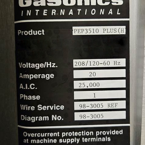 Lam / Novellus / Gasonics PEP 3510 Plus (H)