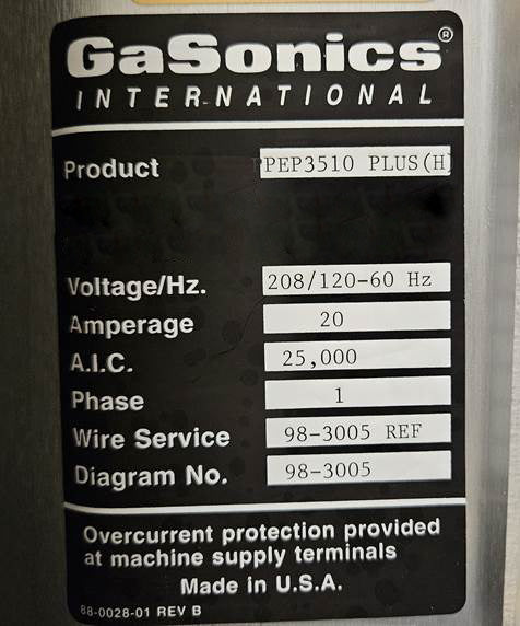 Lam / Novellus / Gasonics PEP 3510 Plus (H)