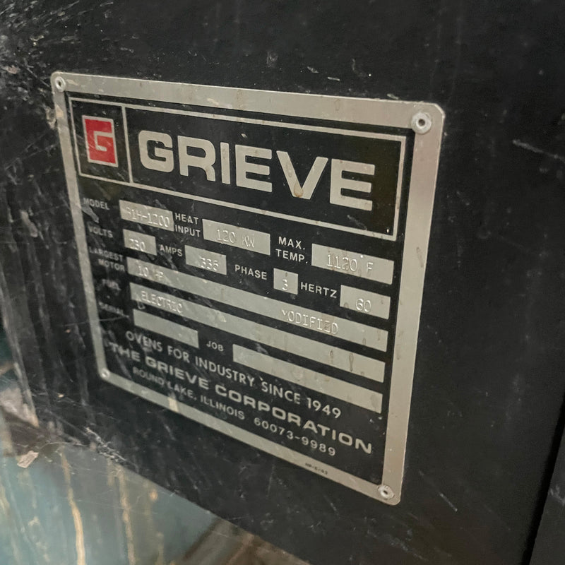 Grieve B 1 H 1200 Annealing Oven