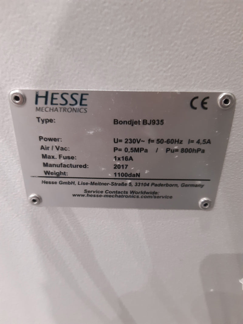 Hesse & Knipps (H&K) BJ 935 Heavy Wire Bonder