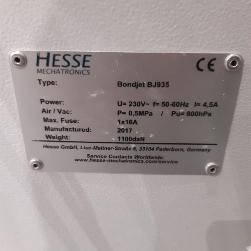 Hesse & Knipps (H&K) BJ 935 Heavy Wire Bonder