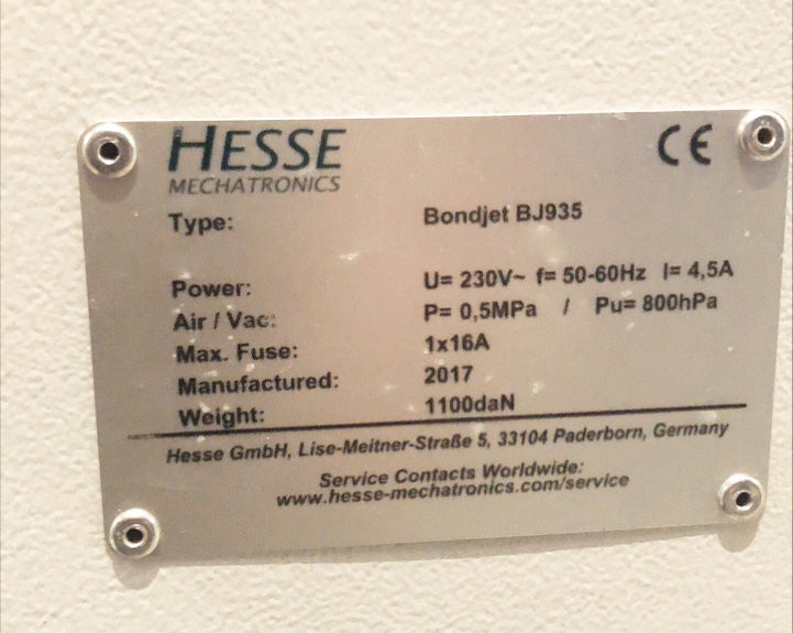 Hesse & Knipps (H&K) BJ 935 Heavy Wire Bonder