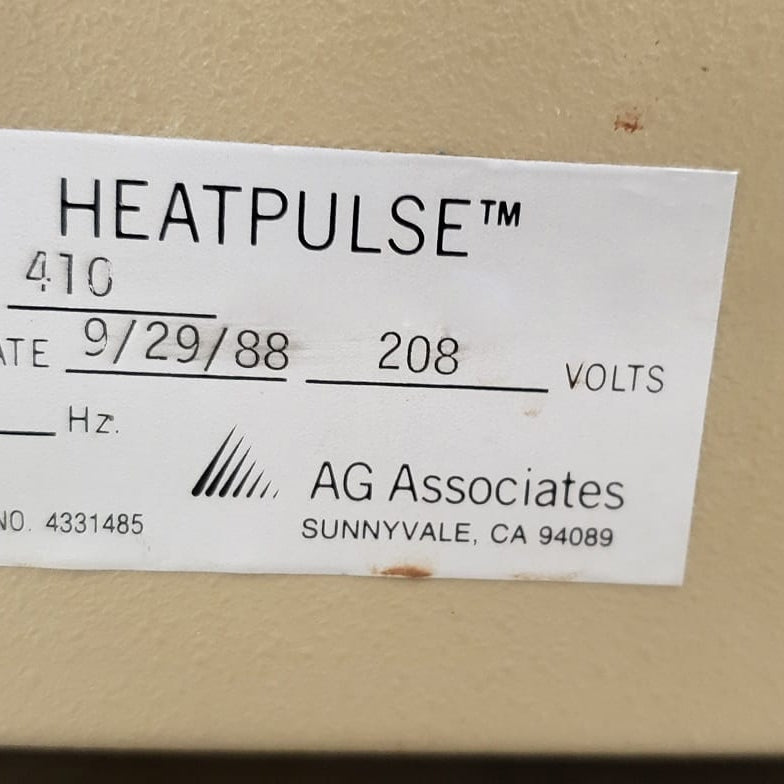 AG Associates Heatpulse 410