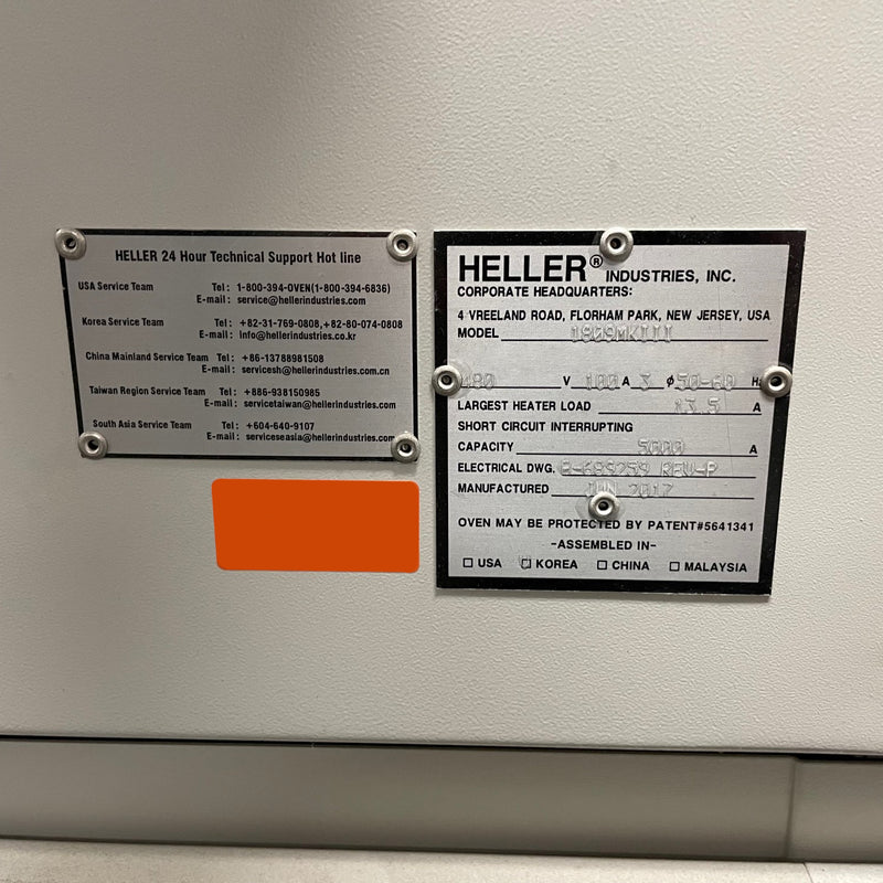 Heller 1809 MK III SMT Reflow Oven