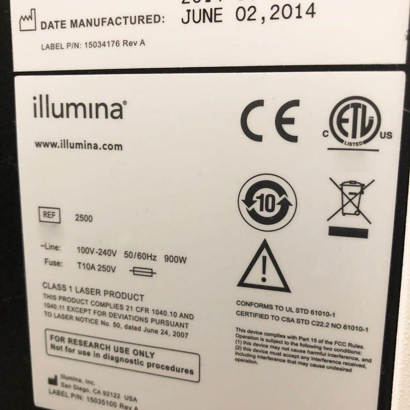 Illumina HiSeq 2500