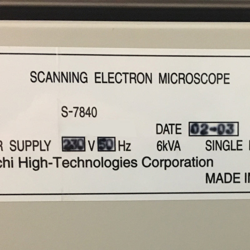 Hitachi S 7840 CD-SEM (Critical Dimension Scanning Electron Microscope)
