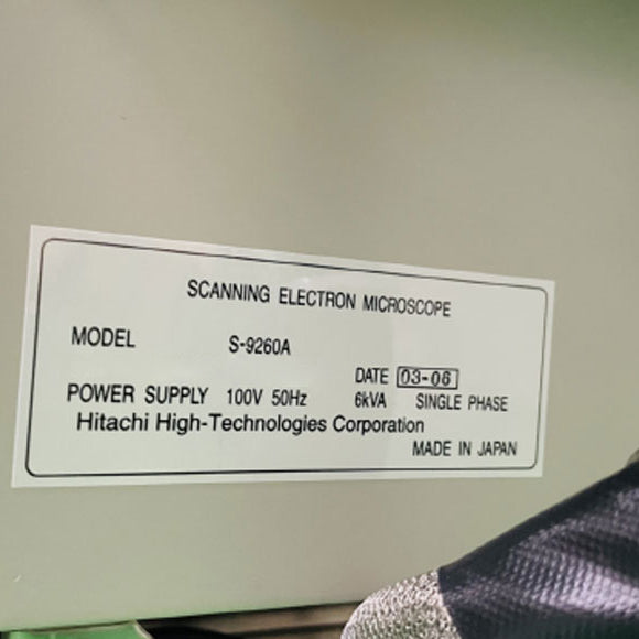 Hitachi S 9260 A CD-SEM (Critical Dimension Scanning Electron Microscope)