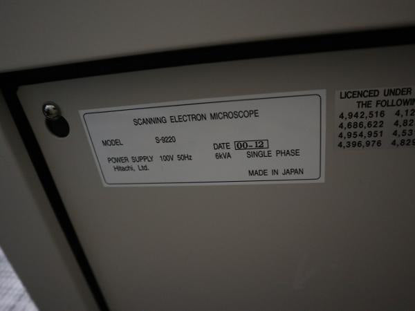 Hitachi S 9220 CD-SEM (Critical Dimension Scanning Electron Microscope)