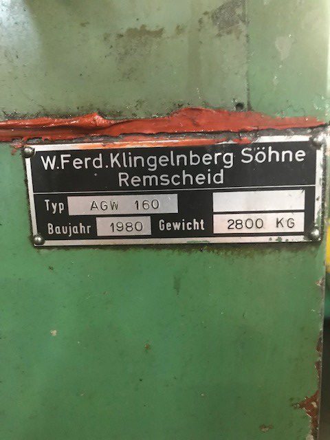Klingelnberg AWG 160 Hob Sharpener
