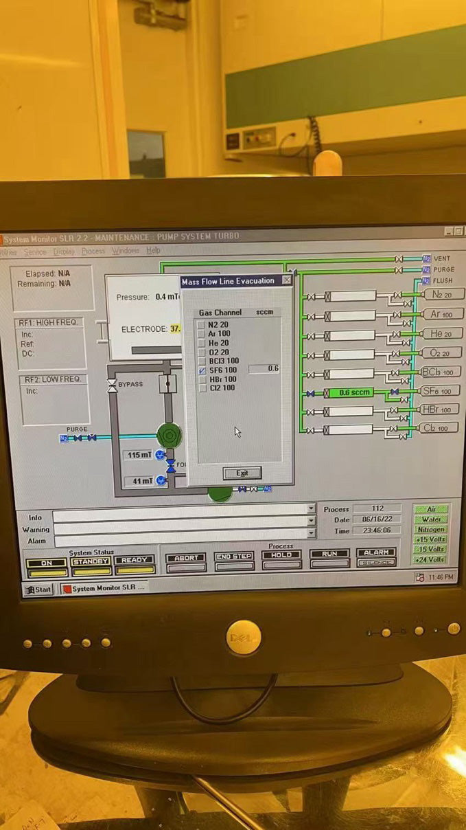 Plasmatherm / Unaxis ICP Etcher (Inductively Coupled Plasma)
