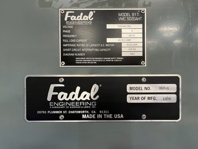Fadal 5020