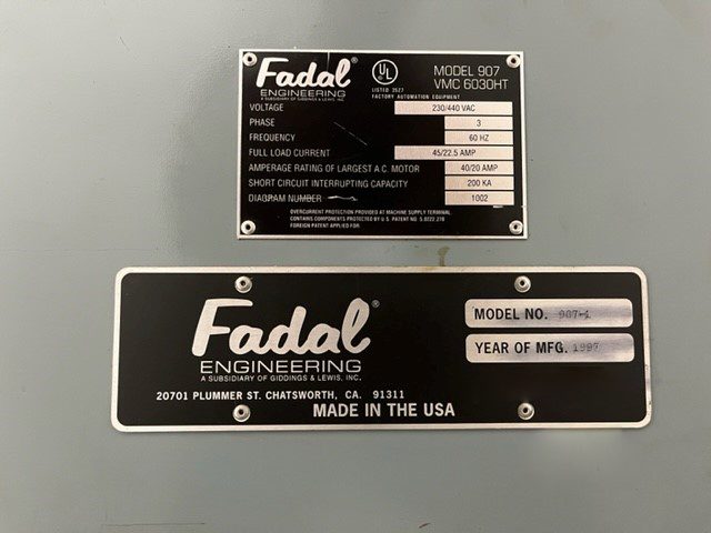 Fadal 6030