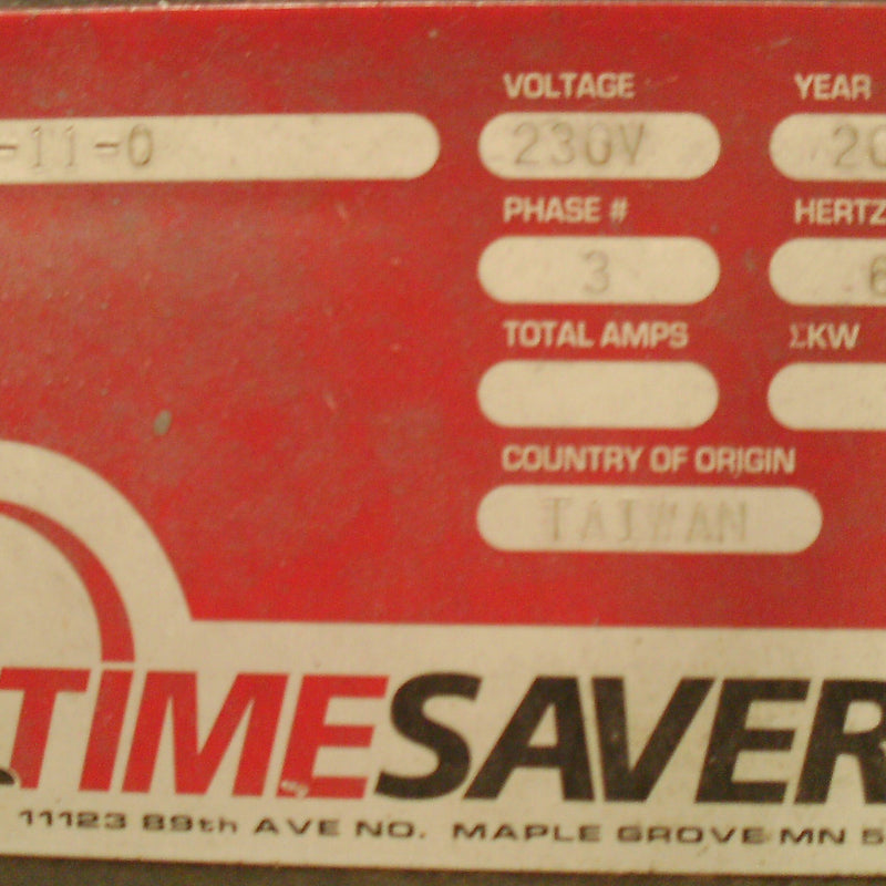 Timesavers 1211-11-0 Dry Deburring Machine
