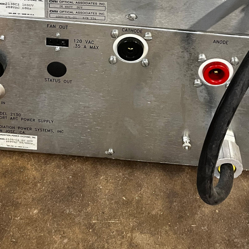 Radiation Power Systems 2130 C 2 Short Arc Power Supply
