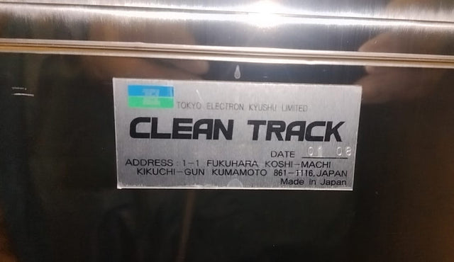 Tel Clean Track Act.pdf Tel Clean Track Act 8 Coater / Developer – Bridge Tronic Global