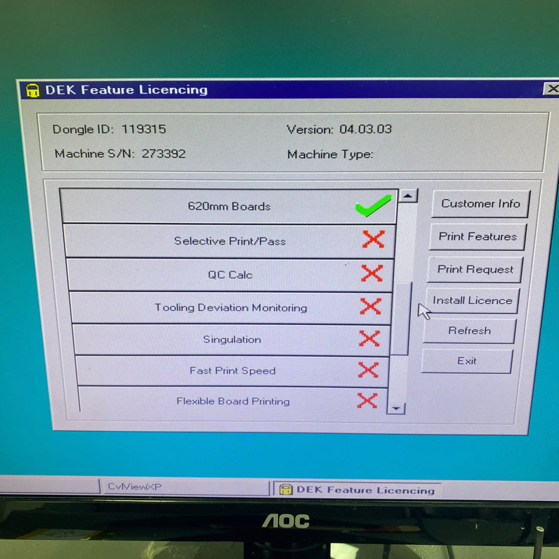 Dek 265 Horizon Screen Printer