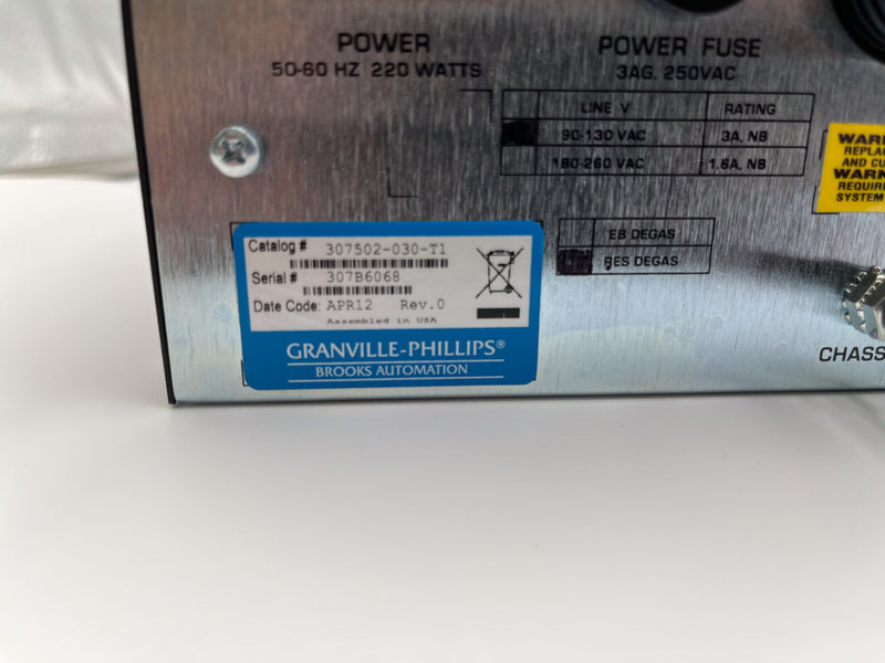 Granville Phillips 307 Vacuum Gauge Controller