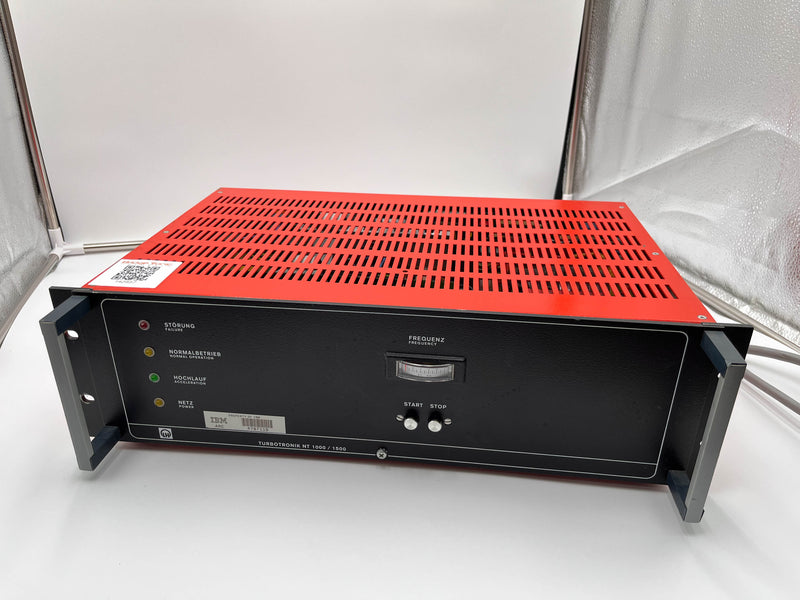 Leybold Turbotronik NT 1000 / 1500 Turbomolecular Pump Controller / Power Supply Unit